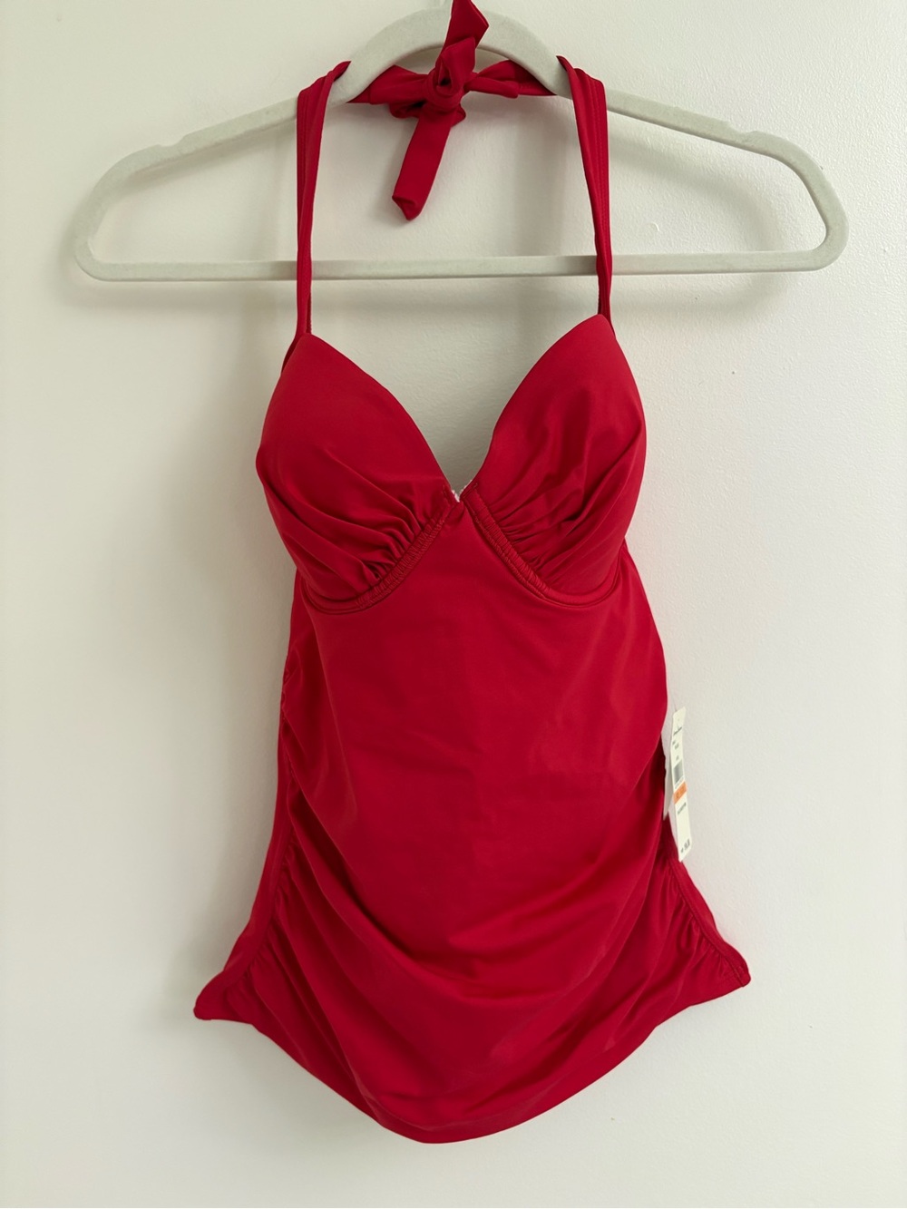 Tommy Bahama Red Halter One-Piece Swimsuit